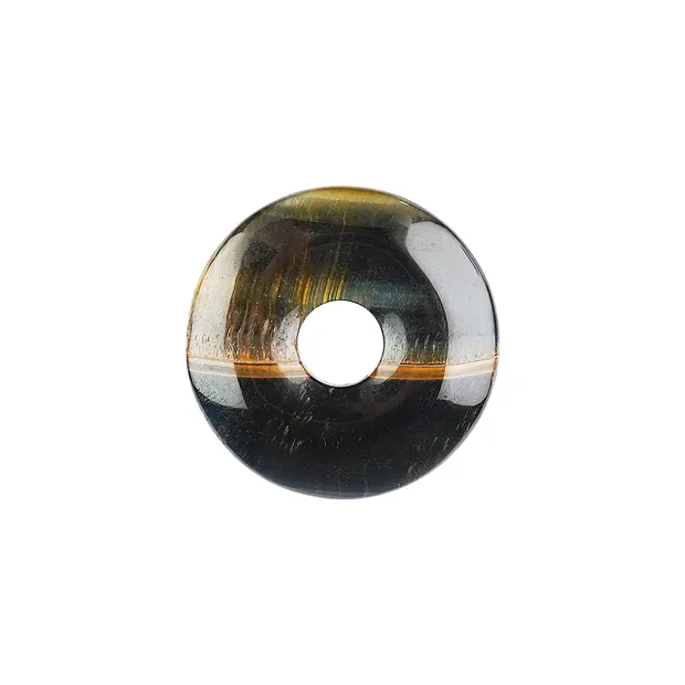 Donut Tigerauge blau (Falkenauge), 30mm | GH Edelsteine, Heilsteine & Schmuck