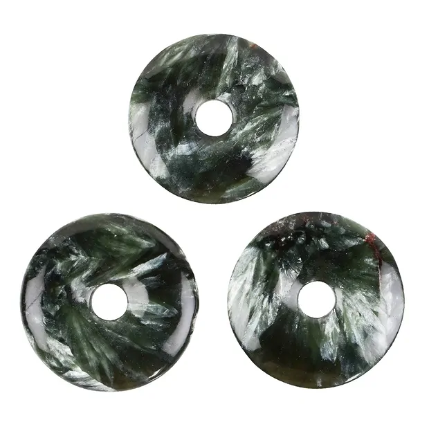 Donut Serafinit, 28-32mm | Pierres précieuses, pierres thérapeutiques & bijoux