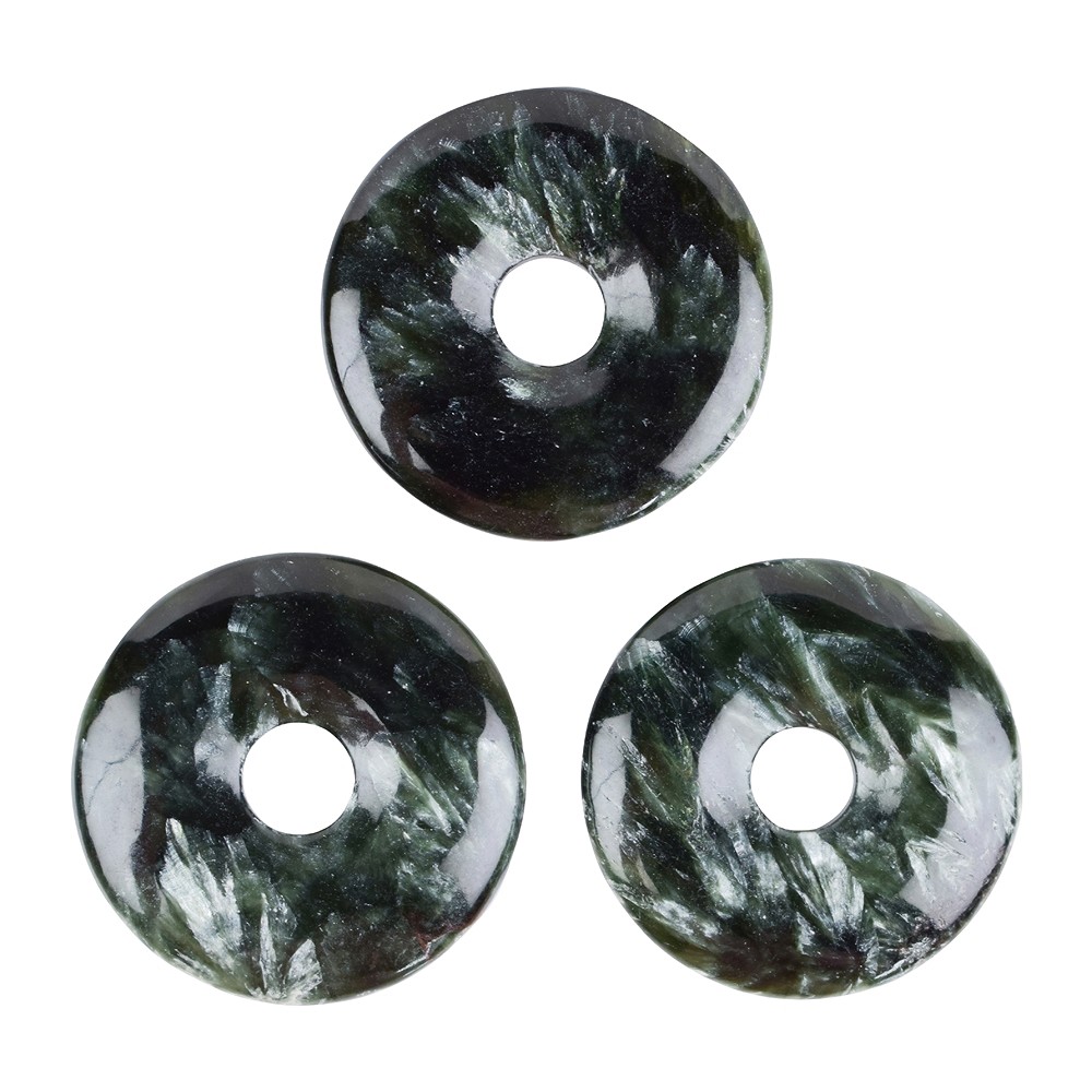 Donut serafinite, 33-37mm | piedras preciosas, piedras curativas y joyería