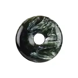 0430300400 Donut serafinite, 38-42mm | piedras preciosas, piedras curativas y joyería