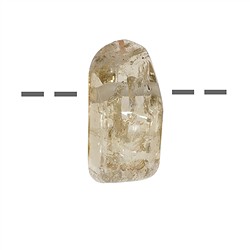 0431593002 Trommelstein Citrin (natur) gebohrt, 2,5 - 3,0cm | Marco Schreier