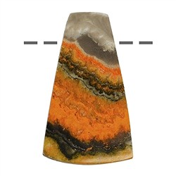 0432495618 Cabochon Trapez Eclipse (stab.) gebohrt, 4,0cm | Marco Schreier