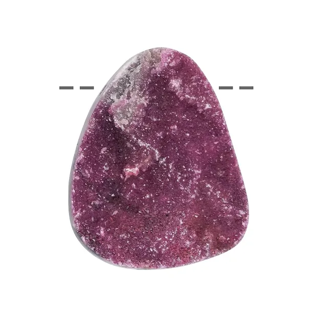 Cabujón de calcita (calcita cobalto) perforado, 4,5cm | Marco Schreier