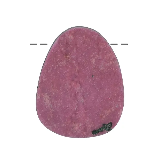 Cabujón de calcita (calcita cobalto) perforado, 4,5cm | Marco Schreier
