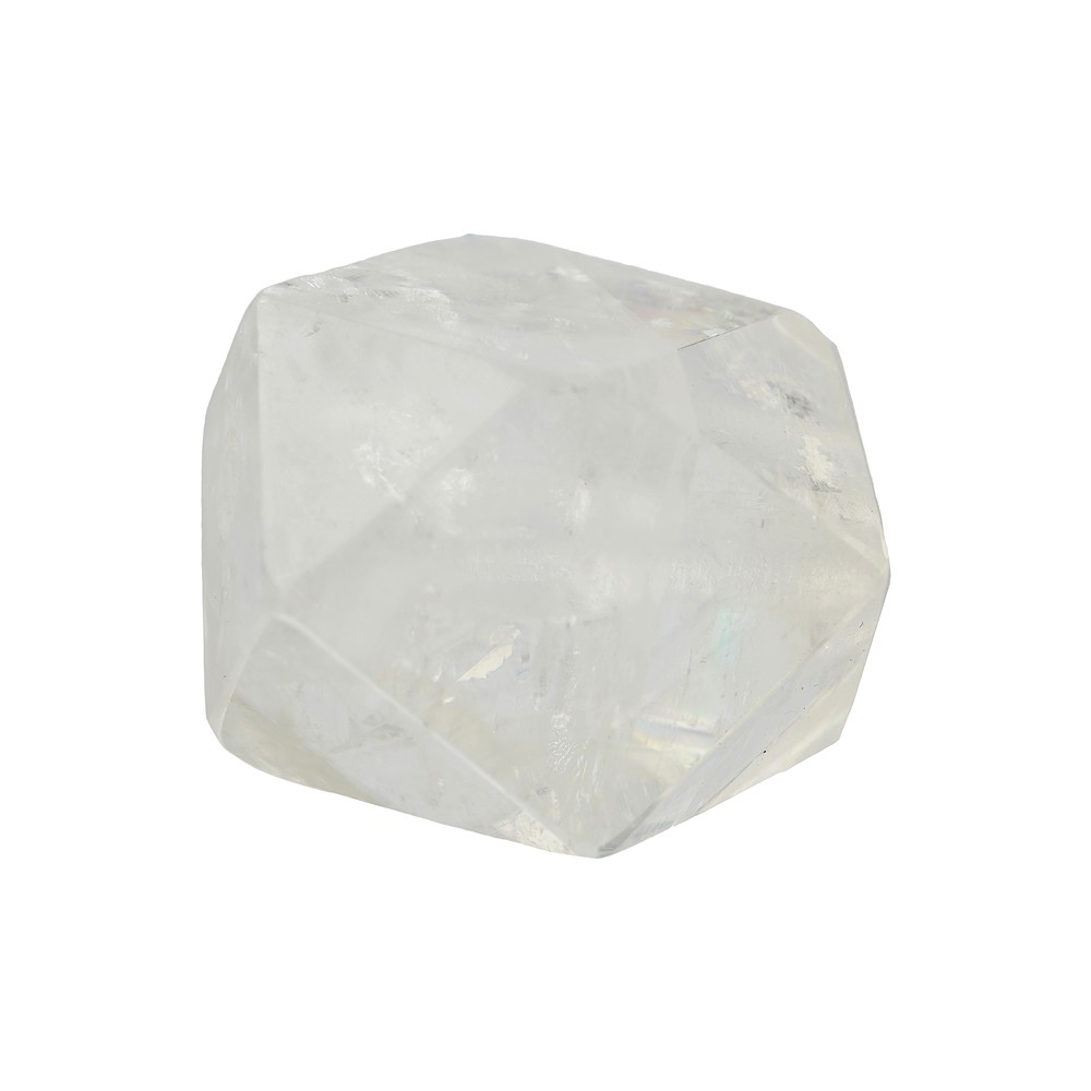 Freeform Calcite (blanche) facettée, percée, 3,0cm | Marco Schreier