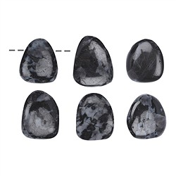 0435693002 Pietra burattata di Gabbro perforato (Mystic Merlinite) | Marco Schreier