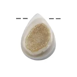 0438593016 Freeform Achat (Druzy) gebohrt, 5,0cm | Edelsteine, Heilsteine & Schmuck-Handel