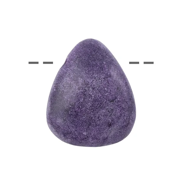 Trommelstein Stichtit B gebohrt, 2,0 - 3,0cm | Edelsteine, Heilsteine & Schmuck