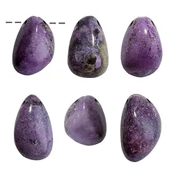 0438993096 Tumbled Stone Stichtite drilled, 2,0 - 3,0cm | wholesaler gems & healing stones