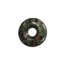 0440600300 Granate donut piroxenita, 30mm | piedras preciosas, piedras curativas y joyer&#xED;a