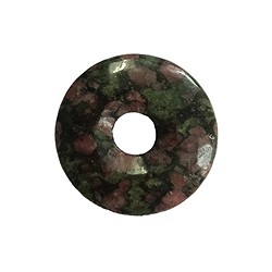 0440600400 Donut Granat-Pyroxenit, 40mm | Mineralienhandel Edelsteine, Heilsteine &amp; Schmuck