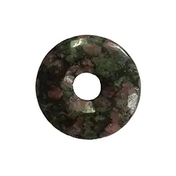 0440600400 Donut Granat-Pyroxenit, 40mm | Mineralienhandel Edelsteine, Heilsteine & Schmuck