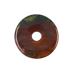 0441100400 Donut Chalcedon (rot-braun), 40mm | Großhändler Edelsteine, Heilsteine & Schmuck