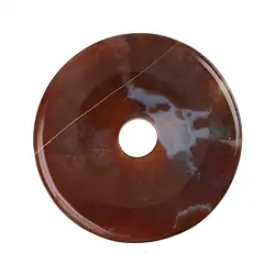 0441100500 Donut chalcedony (red-brown), 50mm | wholesaler gems, healing stones & jewelry
