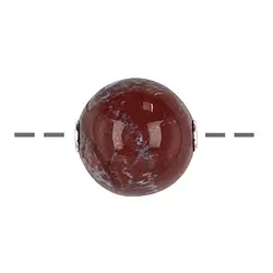 0441196620 Boule à bijoux Calcédoine de feu 20mm, rhodié | Marco Schreier