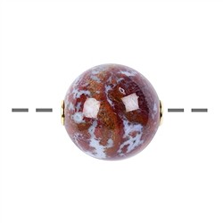 0441196820 Schmuckkugel  Feuer-Chalcedon 20mm, vergoldet | Edelsteine, Heilsteine & Schmuck