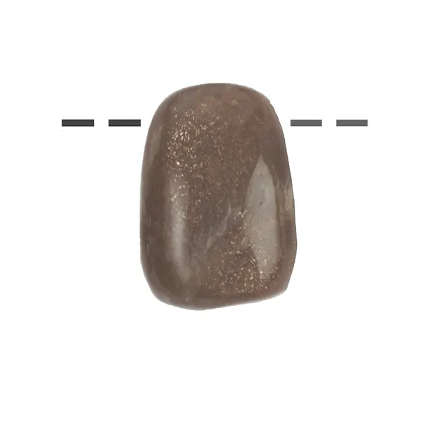 Tumbled Stone Moonstone (brown-orange) | Schreier gems, healing stones & jewelry