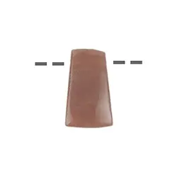 0441598203 Freeform Moonstone (brown-orange) drilled, 3.5 - 4.5cm | Marco Schreier