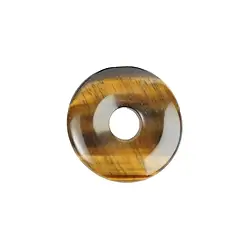 0441700300 Donut Tiger's Eye / Falcon's Eye, 30mm | Schreier gems, healing stones & jewelry
