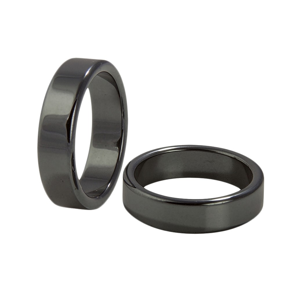 Hämatin-Ringe flach, gemischte Größen (50 St./VE) | Marco Schreier