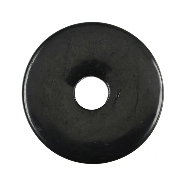 Donut Shungite (stab.), 50mm | wholesale supplier gems, healing stones & jewelry