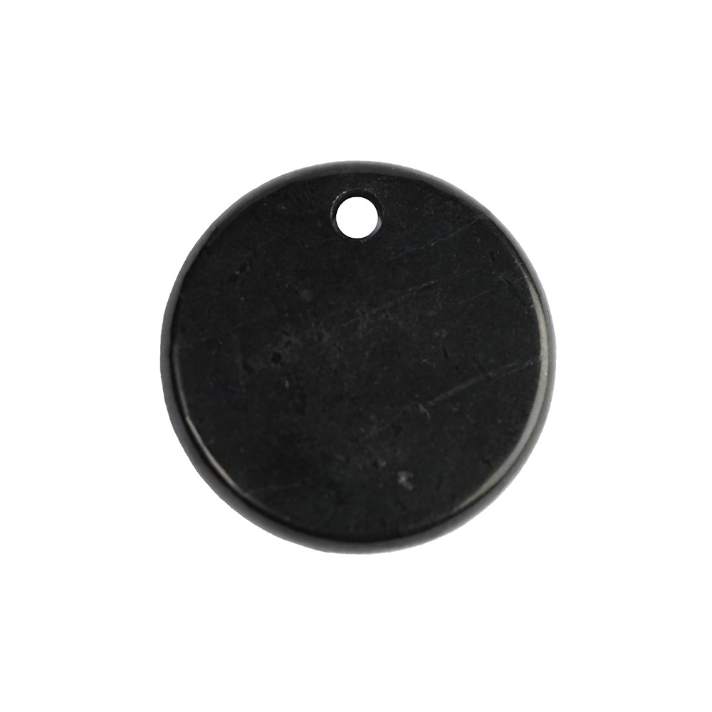 Cercle Shungite (stab.) percé, 3,0cm | Marco Schreier