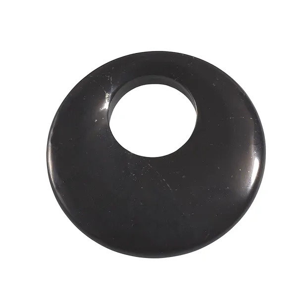 Schnurteil A go go Schungit, 5,0cm | Großhandel Edelsteine, Heilsteine & Schmuck