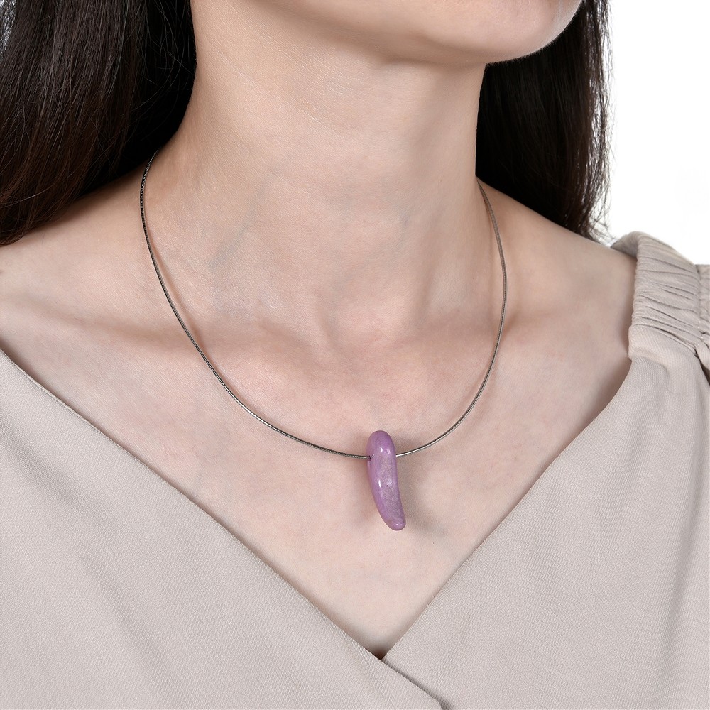 Magatama phosphosiderite percée, 3,2cm | Marco Schreier