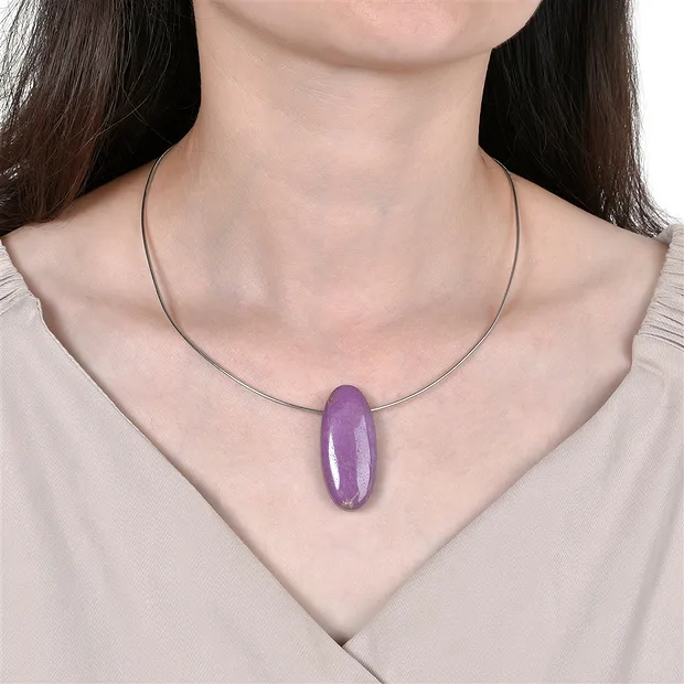 Fosfosiderite ovale, forata, 4,0 cm | Gemme Schreier, pietre curative e gioielli