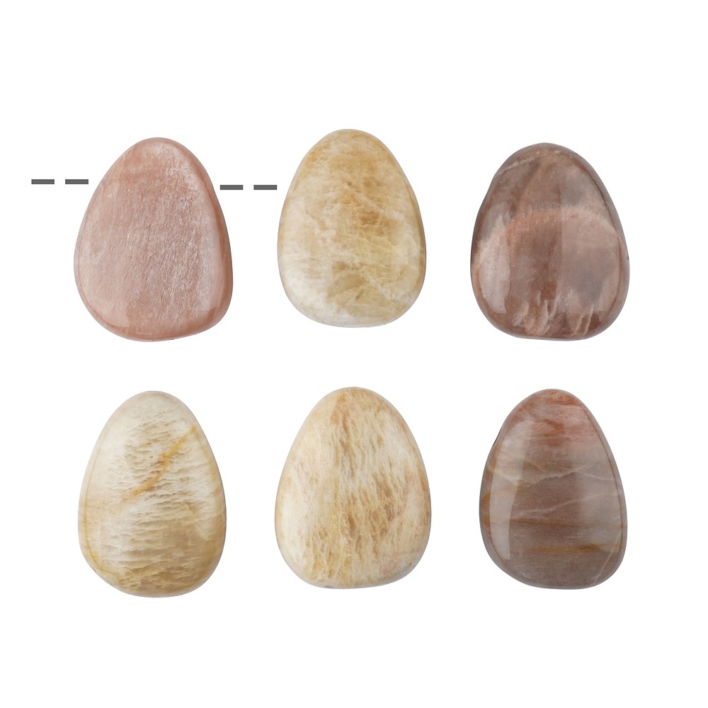 Pietra di luna burattata forata/pietra di luna avventurina | Marco Schreier