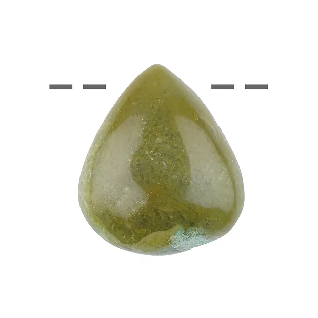 Cabochon Gem Silica B gebohrt, 2,2 - 3,0cm | GH Edelsteine, Heilsteine & Schmuck