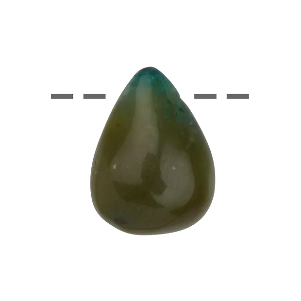 Cabochon Gem Silica B gebohrt, 3,0 - 4,0cm | GH Edelsteine, Heilsteine & Schmuck