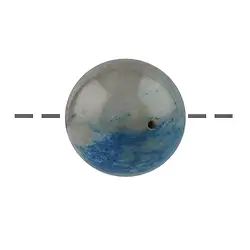 0445691521 Drilled Shattuckite ball, 20mm, 1mm hole | wholesaler gems & healing stones