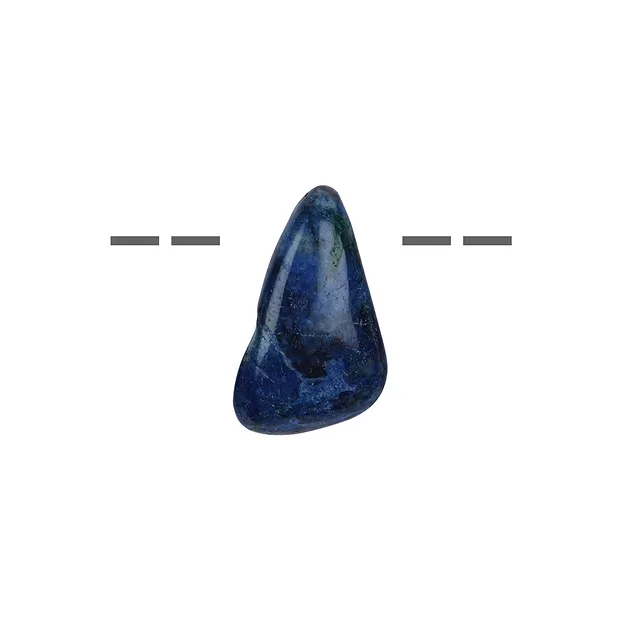 Pietra burattata shattuckite B forata, 3,5-4,0 cm (media) | Marco Schreier