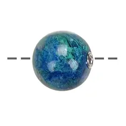 0445696620 Jewelry Bead Shattuckite, rhodiniert | wholesaler gems, healing stones & jewelry