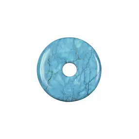 Donut Turquenit (Magnesit gefärbt), 30mm | GH Edelsteine, Heilsteine & Schmuck