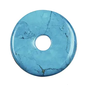 Donut Turquenit (Magnesit gefärbt), 50mm | GH Edelsteine, Heilsteine & Schmuck
