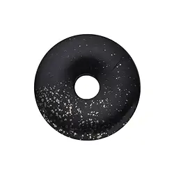 0446100400 Donut Pyrit in Schiefer, 40mm | Großhändler Edelsteine, Heilsteine & Schmuck