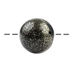 0446191521 Boule Pyrite percée dans l'ardoise, 20mm, perçage 1mm | Marco Schreier