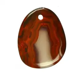 0446695707 Plaque Agate (Condorachat) percée frontale, 4,5 - 6,0cm | Marco Schreier