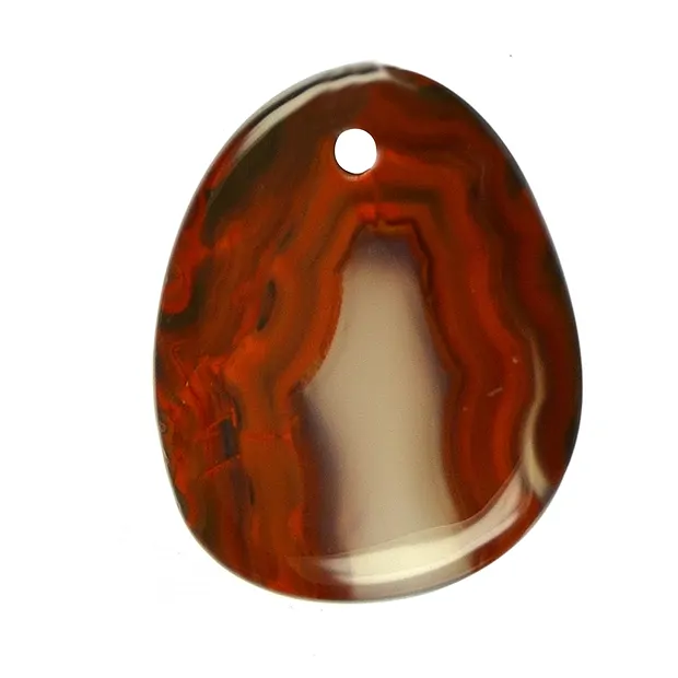 Plaque Agate (Condorachat) percée frontale, 4,5 - 6,0cm | Marco Schreier