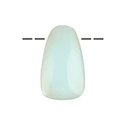 0447193903 Cabochon chrysopal drilled, 4.5 - 5.0 cm | wholesaler gems & healing stones
