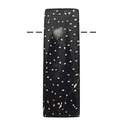 0447495612 Cabochon versteinertes Palmholz Rechteck gebohrt, 5,7cm | Marco Schreier