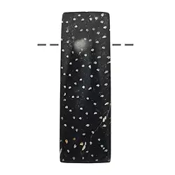 0447495612 Cabochon versteinertes Palmholz Rechteck gebohrt, 5,7cm | Marco Schreier