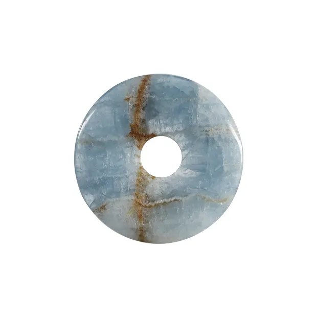 Ciambella di aragonite (blu), 35 mm | Gemme Schreier, pietre curative e gioielli