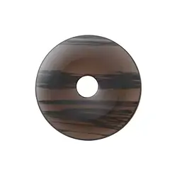 0448600400 Donut Obsidienne lamellaire, 40mm | Marco Schreier