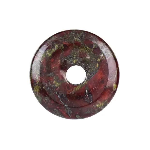 Donut de jaspe sangre de dragón, 40 mm | Marco Schreier