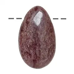 0449593002 Tumbled Stone Piedmontite Quartz drilled | wholesaler gems & healing stones