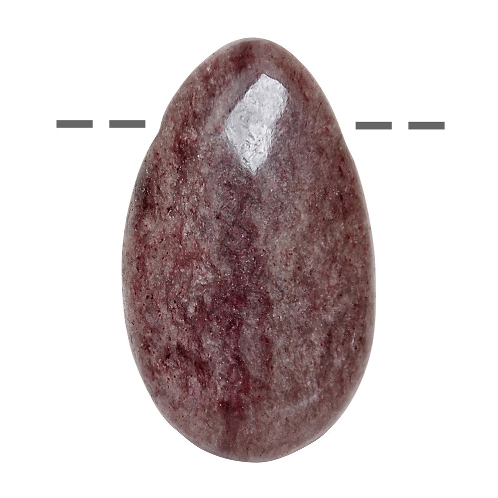 Tumbled Stone Piedmontite Quartz drilled | wholesaler gems & healing stones