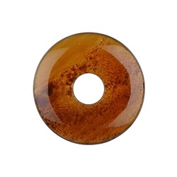 0449900450 Ámbar donut (Indonesia), 45 mm | piedras preciosas, piedras curativas y joyería